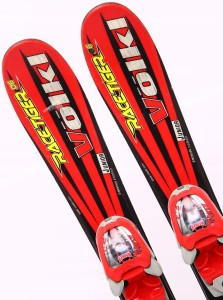 Narty VOLKL RACETIGER SL JUNIOR 80 cm + WIĄZANIA