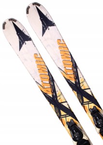 Narty Atomic NOMAD WHITE OUT 157 cm + WIĄZANIA