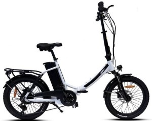 Składak Salvia biało szary 15"